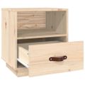vidaXL Nočný stolík 40x34x45 cm masívne borovicové drevo
