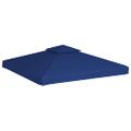 vidaXL Náhradná strieška na altánok 310 g/m², tmavomodrá 3x3 m