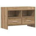 vidaXL TV skrinka 71,5 x 33 x 47 cm Dub artisan Kompozitné drevo