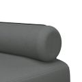 vidaXL Pohovka v tvare L tmavosivá 260x140x70 cm látka