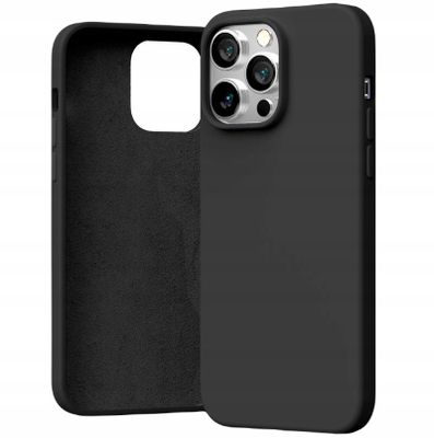 Silikónové puzdro Mercury pre iPhone 16 Pro Max čierne