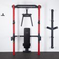 Multifunkčný posilňovací stojan - Power Rack HMS KLT22 červený