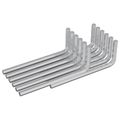 vidaXL Šesťhranný kľúč 2118 ks Strieborná 22 x 66 mm Oceľ