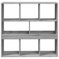 vidaXL Knižnica/deliaca stena sivá sonoma 100x33x94,5 cm