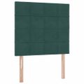 vidaXL Postel s úložným prostorem a matrací Tmavozelená 100 x 200 cm