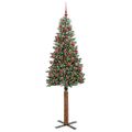 vidaXL Úzky vianočný stromček Zelená 180 cm