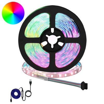 vidaXL LED pás 2 pcs Čierna a priehľadná 2500 mm Meď a plast