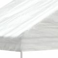 vidaXL Altánok so strechou, biely 6,69x2,28x2,69 m, polyetylén