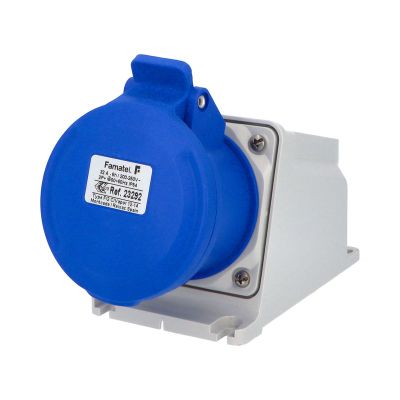Zásuvka nástenná 23292 IP54/230V/32A/3P 6h - SpeedPRO