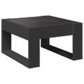 vidaXL Konferenčný stolík s nekonečnými LED čierny 50x53x30 cm