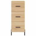 vidaXL Komoda dub sonoma 34,5x34x90 cm spracované drevo
