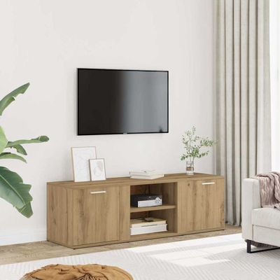 VidaXL TV skrinka Artisan Dub 120x34x37 cm Konštrukčné drevo