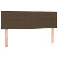 vidaXL Boxspring posteľ s matracom tmavohnedá 140x200 cm látka
