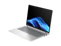 AI PC - dizajn so závesom 177 stupňov - Intel Core Ultra 7 - 255U / až 5,2 GHz - Win 11 Pro - Intel Graphics - 32 GB RAM - 512 GB SSD NVMe - 14" IPS 1920 x 1200 - Gigabit Ethernet - Wi-Fi 6E, Bluetooth - strieborná - klávesnica: česká/slovenská - s HP 3 roky podpory hardvéru notebooku mimo pracoviska