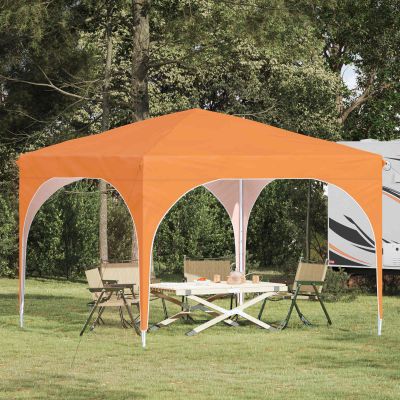 vidaXL Prístrešok na párty 290 x 290 x 245 cm Oranžová
