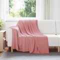 vidaXL Prikrývky na hodenie 6 ks Ružová 200 x 150 cm 2.52 kg Flís