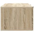 vidaXL Nástenná TV skrinka Dub sonoma 98 x 41 x 30 cm Kompozitné drevo