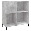 vidaXL Skrinka na platne betónovosivá 84,5x38x48 cm kompozitné drevo