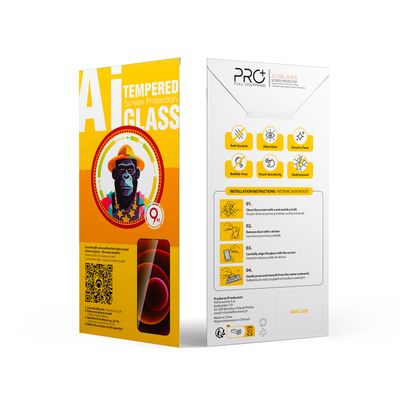 Universal tempered glass 9D OneFit AI-08 6,1"