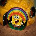 Odznak SpongeBob v nohaviciach - Dúha