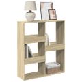 vidaXL Knižnica/deliaca stena dub sonoma 100x33x115 cm