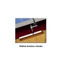 Držák H profilu L80 x 30 x 5 mm otvor fi 11/11