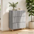 vidaXL Zásuvkový kabinet 66 x 34,5 x 90 cm Kompozitné drevo