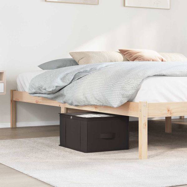 vidaXL Úložná krabica s priehľadným horným oknom 6 pcs Antracitová