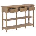 vidaXL Konzolový stolík 110x30x76 cm spracované drevo