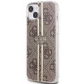 Puzdro Guess pre iPhone 15 Plus 6,7" GUHCP15MH4PSEGW hnedá HC IML 4G GOLD STRIPE