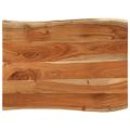 vidaXL Stolová doska 80x60x3,8cm obdĺžnik masívna akácia živá hrana