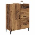 vidaXL Servírovacia skriňa Staré drevo 69,5 x 34 x 90 cm