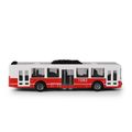 Autobus MHD červený 16 cm - otváracie dvere