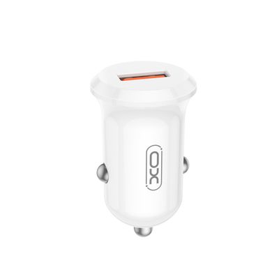 Nabíjačka do auta XO CC68 18W QC 1x USB biela