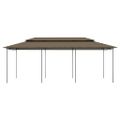 vidaXL Altánok 600x298x270 cm, sivohnedý 180 g/m²