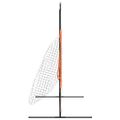vidaXL Bejzbalová sieť oranžovo-čierna 219x107x212 cm oceľ a polyester