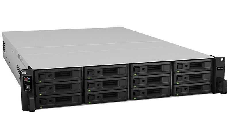 Synology RS3621xs+ Rack Station Sítové úložište NAS, 12x 2,5"/3,5" SATA III, octa-core 2,1GHz, 8GB RAM, 4x 1Gb LAN, 2x 10Gb LAN, 2x USB 3.0, 2x PCIe, rack 2U