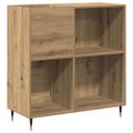 vidaXL Skrinka na gramofónové platne dub artisan 85 x 38 x 89 cm