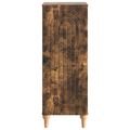 vidaXL Servírovacia skriňa Dymový dub 33 x 34,5 x 90 cm