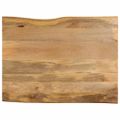 vidaXL Stolová doska 90x80x3,8 cm živý okraj masívne mango