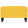 vidaXL Lavička bledožltá 70x35x41 cm látka