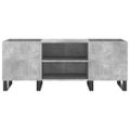 vidaXL Skrinka na platne betónovosivá 121x38x48 cm kompozitné drevo
