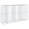 vidaXL Gabiónový kôš s krytom 350x100x200 cm pozinkované železo