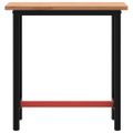 vidaXL Pracovný stôl 80x55x81,5 cm masívny buk a kov