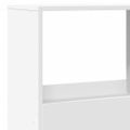 vidaXL Knižnica biela 100x33x155,5 cm kompozitné drevo