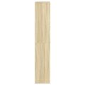 vidaXL Deliaca stena dub sonoma 100x33x175 cm kompozitné drevo