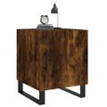 vidaXL Nočné stolíky 2 ks dymový dub 40x40x50 cm kompozitné drevo