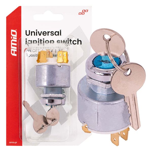 Univerzální spínač zapalování 12V AMiO-04437