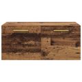 vidaXL Nástenná skrinka 80 x 36.5 x 35 cm Kompozitné drevo Staré drevo