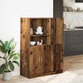 VidaXL 2-dielna súprava kuchynských skriniek Old Wood Engineered Wood